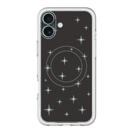 スリムプロテクションプレミアムケース with MagSafe［ Glitter - Black ］