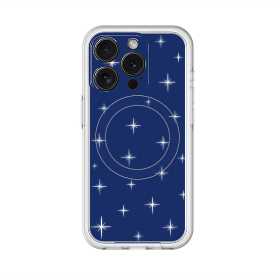スリムプロテクションプレミアムケース with MagSafe［ Glitter - Blue ］