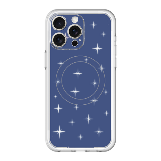 スリムプロテクションプレミアムケース with MagSafe［ Glitter - Blue ］