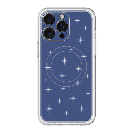 スリムプロテクションプレミアムケース with MagSafe［ Glitter - Blue ］