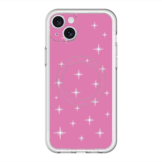 スリムプロテクションプレミアムケース with MagSafe［ Glitter - Pink ］