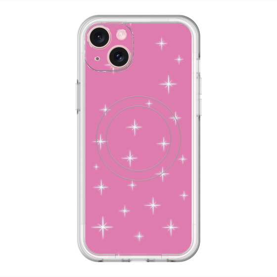 スリムプロテクションプレミアムケース with MagSafe［ Glitter - Pink ］