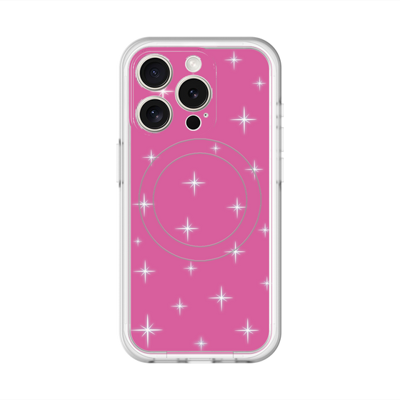 スリムプロテクションプレミアムケース with MagSafe［ Glitter - Pink ］