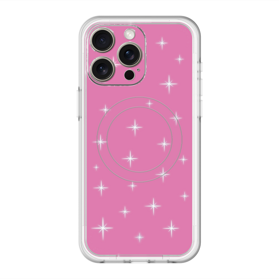 スリムプロテクションプレミアムケース with MagSafe［ Glitter - Pink ］