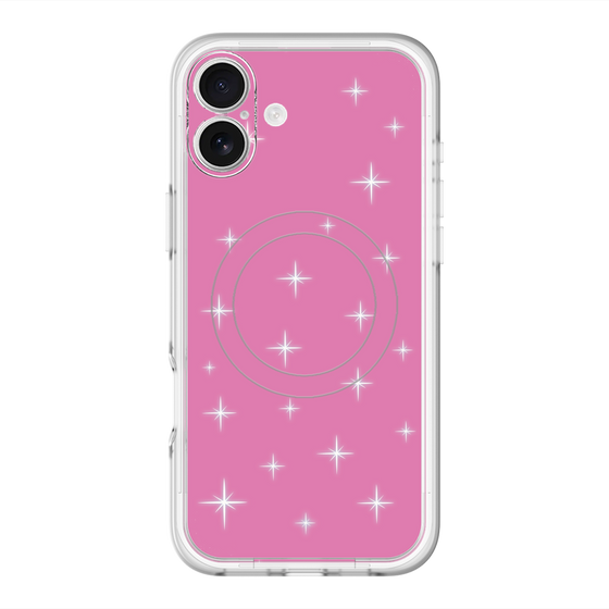 スリムプロテクションプレミアムケース with MagSafe［ Glitter - Pink ］
