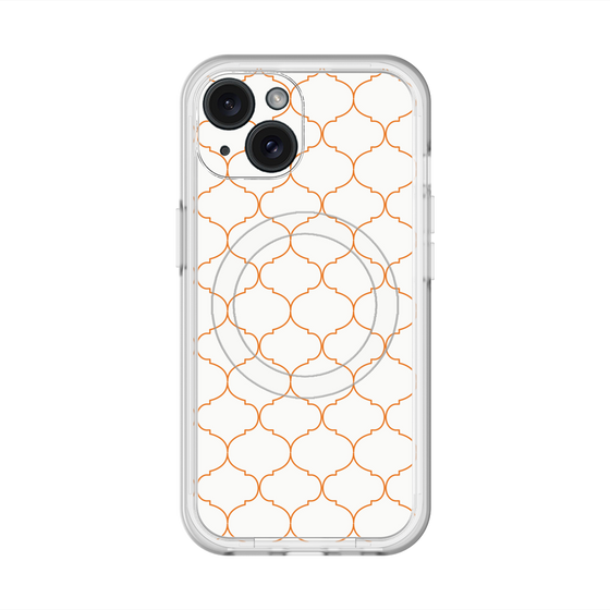 スリムプロテクションプレミアムケース with MagSafe［ Moroccan1 -Orange ］