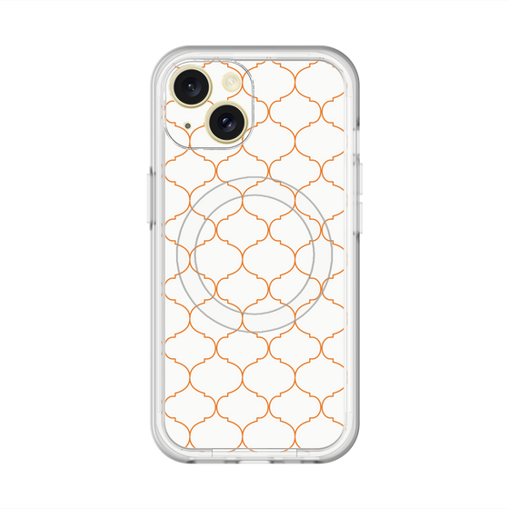 スリムプロテクションプレミアムケース with MagSafe［ Moroccan1 -Orange ］