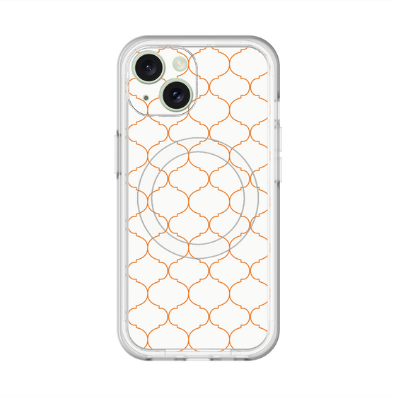 スリムプロテクションプレミアムケース with MagSafe［ Moroccan1 -Orange ］