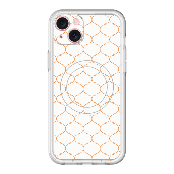 スリムプロテクションプレミアムケース with MagSafe［ Moroccan1 -Orange ］