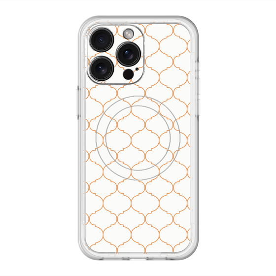 スリムプロテクションプレミアムケース with MagSafe［ Moroccan1 -Orange ］
