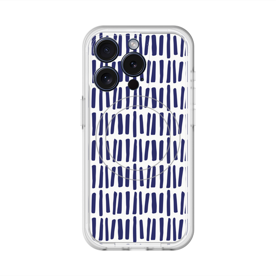 スリムプロテクションプレミアムケース with MagSafe［ Nordic - Blue ］