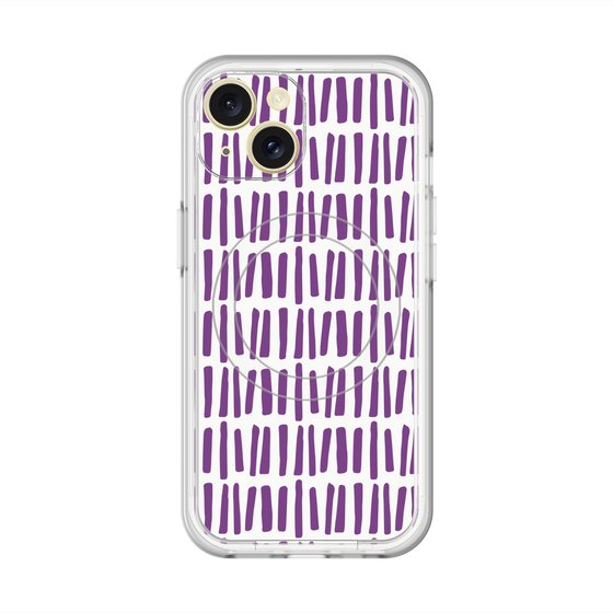 スリムプロテクションプレミアムケース with MagSafe［ Nordic - Purple ］