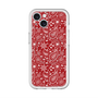 スリムプロテクションプレミアムケース with MagSafe［ ペイズリー - Red ］