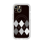 スリムプロテクションプレミアムケース with MagSafe［ Nordic Argyle - Black ］