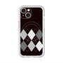 スリムプロテクションプレミアムケース with MagSafe［ Nordic Argyle - Black ］
