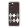 スリムプロテクションプレミアムケース with MagSafe［ Nordic Argyle - Black ］