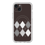 スリムプロテクションプレミアムケース with MagSafe［ Nordic Argyle - Black ］
