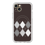 スリムプロテクションプレミアムケース with MagSafe［ Nordic Argyle - Black ］