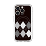 スリムプロテクションプレミアムケース with MagSafe［ Nordic Argyle - Black ］