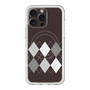 スリムプロテクションプレミアムケース with MagSafe［ Nordic Argyle - Black ］
