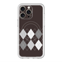 スリムプロテクションプレミアムケース with MagSafe［ Nordic Argyle - Black ］