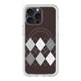 スリムプロテクションプレミアムケース with MagSafe［ Nordic Argyle - Black ］