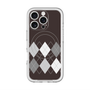 スリムプロテクションプレミアムケース with MagSafe［ Nordic Argyle - Black ］