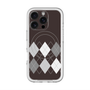 スリムプロテクションプレミアムケース with MagSafe［ Nordic Argyle - Black ］