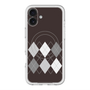 スリムプロテクションプレミアムケース with MagSafe［ Nordic Argyle - Black ］