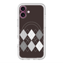 スリムプロテクションプレミアムケース with MagSafe［ Nordic Argyle - Black ］