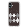 スリムプロテクションプレミアムケース with MagSafe［ Nordic Argyle - Black ］