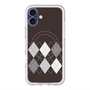 スリムプロテクションプレミアムケース with MagSafe［ Nordic Argyle - Black ］