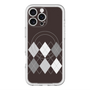 スリムプロテクションプレミアムケース with MagSafe［ Nordic Argyle - Black ］