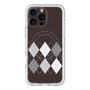 スリムプロテクションプレミアムケース with MagSafe［ Nordic Argyle - Black ］