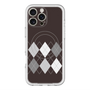 スリムプロテクションプレミアムケース with MagSafe［ Nordic Argyle - Black ］