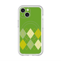 スリムプロテクションプレミアムケース with MagSafe［ Nordic Argyle - Green ］