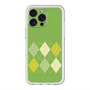 スリムプロテクションプレミアムケース with MagSafe［ Nordic Argyle - Green ］