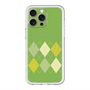 スリムプロテクションプレミアムケース with MagSafe［ Nordic Argyle - Green ］