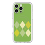 スリムプロテクションプレミアムケース with MagSafe［ Nordic Argyle - Green ］