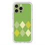 スリムプロテクションプレミアムケース with MagSafe［ Nordic Argyle - Green ］