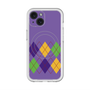 スリムプロテクションプレミアムケース with MagSafe［ Nordic Argyle - Purple ］