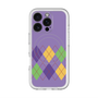 スリムプロテクションプレミアムケース with MagSafe［ Nordic Argyle - Purple ］