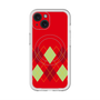 スリムプロテクションプレミアムケース with MagSafe［ Nordic Argyle - Red ］