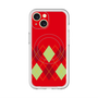 スリムプロテクションプレミアムケース with MagSafe［ Nordic Argyle - Red ］