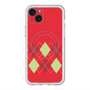 スリムプロテクションプレミアムケース with MagSafe［ Nordic Argyle - Red ］