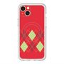 スリムプロテクションプレミアムケース with MagSafe［ Nordic Argyle - Red ］