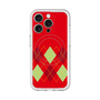 スリムプロテクションプレミアムケース with MagSafe［ Nordic Argyle - Red ］