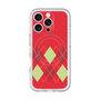 スリムプロテクションプレミアムケース with MagSafe［ Nordic Argyle - Red ］