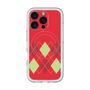 スリムプロテクションプレミアムケース with MagSafe［ Nordic Argyle - Red ］
