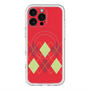 スリムプロテクションプレミアムケース with MagSafe［ Nordic Argyle - Red ］